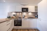 Küche / Küchenzeile - Ferienwohnung Wiking-Koje 5 Schleswig - Top-Hundeurlaub