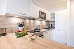 Küche / Küchenzeile - Ferienwohnung Wiking-Koje 5 Schleswig - Top-Hundeurlaub