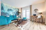 Wohnzimmer - Ferienwohnung Wiking-Koje 5 Schleswig - Top-Hundeurlaub