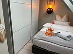 Schlafzimmer - Küstenwaldbude luv - Top-Hundeurlaub