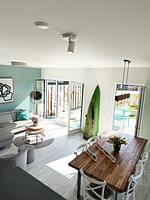 Wohnzimmer - Küstenwaldbude luv - Top-Hundeurlaub