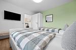 Schlafzimmer - Ferienwohnung Luv Dagebüll - Top-Hundeurlaub