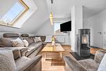 Wohnzimmer - Ferienwohnung Lee Dagebüll - Top-Hundeurlaub