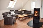 Wohnzimmer - Ferienwohnung Lee Dagebüll - Top-Hundeurlaub