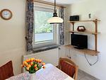 Essbereich in der Ferienwohnung Üüs Aran 4 in Süddorf auf Amrum - Ferienwohnung *Üüs Aran 4* - Top-Hundeurlaub