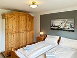 Schlafzimmer in der Ferienwohnung Üüs Aran 4 in Süddorf auf Amrum - Ferienwohnung *Üüs Aran 4* - Top-Hundeurlaub