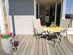 Terrasse - Panorama-Apartment mit zwei Terrassen, Hund erlaubt   (P7 A1) - Top-Hundeurlaub