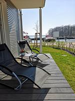 Terrasse - Panorama-Apartment mit zwei Terrassen, Hund erlaubt   (P7 A1) - Top-Hundeurlaub