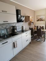 Küche / Küchenzeile - Panorama-Apartment mit zwei Terrassen, Hund erlaubt   (P7 A1) - Top-Hundeurlaub