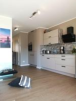 Küche / Küchenzeile - Panorama-Apartment mit zwei Terrassen, Hund erlaubt   (P7 A1) - Top-Hundeurlaub
