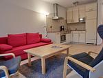 Wohnzimmer - Ferienwohnung NH13 - Top-Hundeurlaub