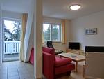 Wohnzimmer - Ferienwohnung NH14 - Top-Hundeurlaub