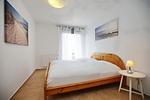 Schlafzimmer mit Doppelbett - Wohnung Haron - Top-Hundeurlaub