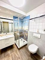 Badezimmer mit Dusche - Wohnung Nr. 124 Sehnsucht-Zingst - Top-Hundeurlaub