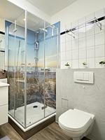 Duschbereich - Wohnung Nr. 124 Sehnsucht-Zingst - Top-Hundeurlaub