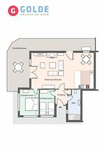 Grundriss - Bungalow Seestern A - Top-Hundeurlaub