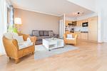 Wohnzimmer - Apprtementhaus Victoria - WE B 06 - Stranddüne - Top-Hundeurlaub