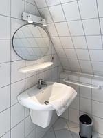 Badezimmer - Ferienwohnung *Üüs Aran 7* - Top-Hundeurlaub