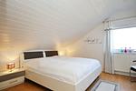 zweites Schlafzimmer mit Doppelbett - Haus 41d - Top-Hundeurlaub