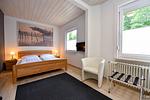 Schlafzimmer - Strandkorb 12 - FeWo 1 - Top-Hundeurlaub
