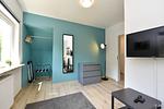 Schlafzimmer - Strandkorb 12 - FeWo 3 - Top-Hundeurlaub