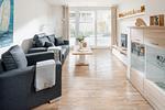 Wohnzimmer - Haus Seestern - Apartment 3 - Top-Hundeurlaub