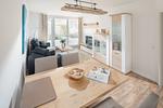 Wohnzimmer - Haus Seestern - Apartment 3 - Top-Hundeurlaub