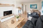 Wohnzimmer - Haus Seestern - Apartment 3 - Top-Hundeurlaub