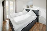 Schlafzimmer - Haus Seestern - Apartment 3 - Top-Hundeurlaub