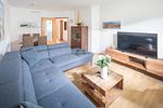 Wohnzimmer - Haus Seestern - Apartment 7 - Top-Hundeurlaub