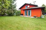 Terrasse mit Gartenanteil - Ferienwohnung im Landmannsheim - Top-Hundeurlaub