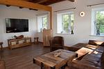 Wohnzimmer - Ferienwohnung Ole Hof Risum-Lindholm - Top-Hundeurlaub