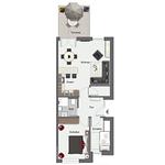 Grundriss - Wohnung 019 - Top-Hundeurlaub