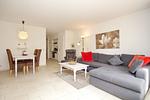 Essbereich im Wohnzimmer - Wohnung 05-2 - Top-Hundeurlaub