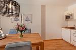Küche / Küchenzeile - Haus Fore - Appartement Birdie - Top-Hundeurlaub