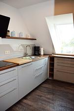 Küche / Küchenzeile - Ferienwohnung Vadders Hof Risum-Lindholm - Top-Hundeurlaub