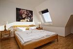 Schlafzimmer - FeWo 06:  Balkon, Meerblick - Top-Hundeurlaub