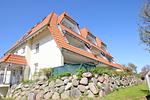 Fassade / Eingang - FeWo 06:  Balkon, Meerblick - Top-Hundeurlaub