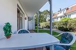 Terrasse mit Sitzgruppe - Wohnung 06 - Top-Hundeurlaub