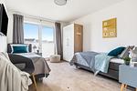 Schlafzimmer - Apartment 4a (Kleine Möwe) - Top-Hundeurlaub