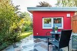 Terrasse mit Tisch und Stühlen - Kleine Rotbuche - Top-Hundeurlaub