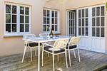 Gemütliche Terrasse mit Essbereich - Hoop - Top-Hundeurlaub