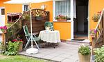 Terrasse - Sonnenblumenhaus 01 - Top-Hundeurlaub