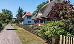 Außenansicht eines charmanten Ferienhauses - Klönhus - Top-Hundeurlaub