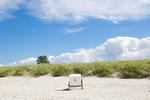 Strand mit Liegefläche und blauem Himmel - Christian - Top-Hundeurlaub