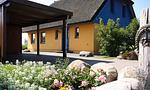 Außenansicht eines charmanten Hauses mit Garten - Hus in de Wieck 01 - Top-Hundeurlaub