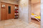Gemütliche Sauna mit Liegen und Regal - Strandhaus Claassen 10 - Top-Hundeurlaub