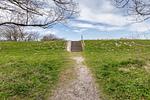 Weg zur Treppe auf einer Wiese - Strandhaus Wustrow - Wohnung 3 - Top-Hundeurlaub