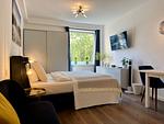 Schlafzimmer - Beach&CityBude inkl. Saisonstrandkorb - Top-Hundeurlaub
