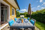 Terrasse - Ferienhaus Pfefferminza Kronsgaard - Top-Hundeurlaub